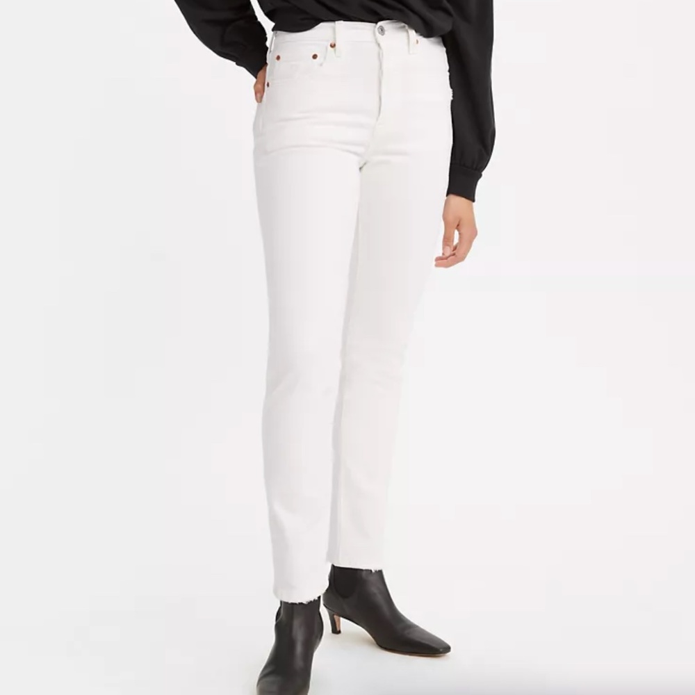 Levis | 501 S | White | 100% Cotton